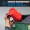 Magnum Tool Red 44 Gallon Trash Can Set, Trash Can, Quiet Dolly, and Reinforced Lid, 4 Set CMTC-CLD0-44R04 - alternate 6