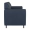 Flash Furniture HERCULES Diplomat Navy LeatherSoft Sofa with Clean Line-Stitched Frame and Chrome Legs BT-827-3-NVY-CHR-GG - alternate 6