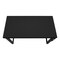 Homeroots Adjustable Black Wood and Metal Sled Computer Desk 490019 - alternate 5