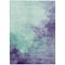 Homeroots 10' X 14' Blue And Purple Abstract Washable Indoor Outdoor Area Rug 604838 - alternate 6