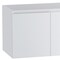 Homeroots 32" White Wood Freestanding Bathroom Vanity With White Sink And Two Drawers 627420 - alternate 2