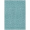 Homeroots 9' X 12' Teal Blue Black And Ivory Geometric Washable Indoor Outdoor Area Rug 596774 - alternate 8