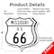 Signmission Missouri Route Marker Shield Sign Us 66, 6 inch X 6 inch, Plastic Sign, 2PK SHI-P-2PACK-6-386 - alternate 3