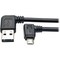Tripp Lite USB Reversible 2.0 Cable, RA, Micro, 3ft UR05C-003-RARB - alternate 1