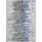 Homeroots 8' X 10' Blue Gray And Silver Abstract Washable Indoor Outdoor Area Rug 582383 - alternate 4