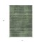 Homeroots 3' X 5' Olive Green And Gray Striped Washable Indoor Outdoor Area Rug 588106 - alternate 5