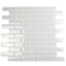 Apollo Tile White 11.9 in x 11.9 in Glass Glossy Floor and Wall Mosaic Tile 4.92 sqft/case, 5PK APLBR88066A - alternate 1