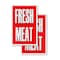 Signmission Fresh Meat, Vinyl Decals Only 24 Inch x 36 Inch, Vinyl Decal, 2PK DSB-2436-2PACK-Fresh Meat - alternate 1