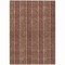 Homeroots 8' X 10' Blush Burgundy And Pink Striped Washable Indoor Outdoor Area Rug 615034 - alternate 7