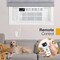 Wptac 8,000 BTU Window Mounted Air Conditioner with Supplemental Heat WHHW081AW - alternate 8