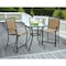 Outdoor Expressions 3-Piece Balcony Bistro Set S08-S1710K-set - alternate 2
