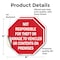 Signmission Not Responsible for Theft or Damage, 4 inch X 4 inch, Vinyl Decal, 2PK OC-D-2PACK-4-106 - alternate 3
