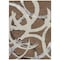 Homeroots 9' X 12' Brown Beige And Gray Abstract Washable Indoor Outdoor Area Rug 599116 - alternate 6