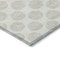Homeroots 5' X 8' Ivory And Gray Polka Dot Washable Indoor Outdoor Area Rug 595236 - alternate 5