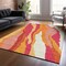 Homeroots 5' X 8' Blush Copper And Ivory Abstract Washable Indoor Outdoor Area Rug 600949 - alternate 3