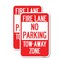 Signmission Fire Lane Sign No Parking Tow-Away Zone, 18'' X 24'' 2 Signs, Heavy Gauge Aluminum, 2PK A-1824-2PACK-23992 - alternate 1