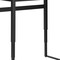 Homeroots Adjustable Gray and Black Wood and Metal Sled Computer Desk 490015 - alternate 6