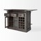 Homeroots 29in Gray Solid Wood Rolling Kitchen Island With Storage 380610 - alternate 9