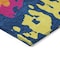 Homeroots 3' X 5' Pink Orange And Blue Abstract Washable Indoor Outdoor Area Rug 613638 - alternate 6