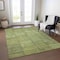 Homeroots 5' X 8' Fern Green And Artichoke Green Patchwork Washable Indoor Outdoor Area Rug 581594 - alternate 4