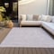 Homeroots 3' X 5' Lavender And Purple Geometric Washable Indoor Outdoor Area Rug 602419 - alternate 5
