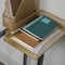 Martha Stewart Ryder 2 Pack Gold Mesh Metal Paper Letter Inbox Tray Desktop Organizer HH-OHD15-2-GLD-MS - alternate 2
