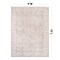 World Rug Gallery Beige Vintage Washable Rug - Low Pile, Subtle Pattern for Neutral Spaces 9 ft x 12 ft WR173BEIGE9X12 - alternate 5