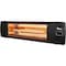 Dr Infrared Heater Black 1500-Watt Electric Carbon Infrared Space Heater Wall or Ceiling Mount with Remote Control DR-238 - alternate 1