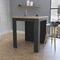 Homeroots Black and Brown 36" Kitchen Island With Storage 535019 - alternate 4
