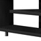 Homeroots 16in Black and Gray Open Shelving TV Stand 332885 - alternate 2
