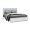 Global Furniture Usa Contemporary Glam Soleil White King Bed SOLEIL-WHITE-KB - alternate 3