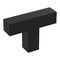 Amerock Intersect 1-15/16 inch (49mm) Length Matte Black Cabinet Knob, 10PK 10VMP37027MB - alternate 1