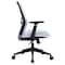 Leisuremod Ingram Office Task Chair with Adjustable Armrests and Swivel and Tilt, White/White IO20W-C - alternate 6