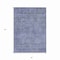 Homeroots 5' X 8' Denim Blue Geometric Washable Indoor Outdoor Area Rug 607477 - alternate 4