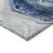 Homeroots 10' X 14' Navy Blue And Silver Abstract Washable Indoor Outdoor Area Rug 618339 - alternate 5