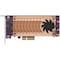 Qnap DUAL M.2 22110/2280 PCIE SSD EXPANSION C QM2-2P-244A - alternate 1