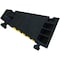 Kable Kontrol Cable Protector Left Turn, 5 Channel, Polyurethane/Rubber, Black, Yellow CP9899-LT - alternate 3