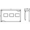 Siemens ALPHA 400/630/1250 DIN assembly kit molded case circuit breaker 3 x 3VA12 8GK4735-2KK22 - alternate 2