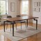 Homeroots 71" Brown and Black Wood and Steel Dining Table 564986 - alternate 4