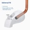 Do It Best Universal Fit Chrome Bathtub Spout with Diverter DIB825-35 - alternate 5