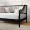 Martha Stewart Neely Twin Size Solid Wood Platform Daybed w/Wooden Spindles and Slatted Foundation, Black MG-090021-DBT-BK-MS - alternate 6