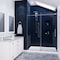 Anzzi Madam Series 76 in. x 50-54 in. Frameless Sliding Shower Door in Polished Chrome, 3/8 in Clear Glass SD-AZ13-03CH - alternate 9