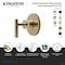 Kingston Brass Single-Handle Six-Way Diverter Valve with Round Trim Kit, Antique Brass KS4033CML - alternate 2