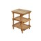 Homeroots 24" Natural Solid Wood End Table With Two Shelves 632710 - alternate 3