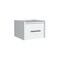 Homeroots 10" White Wood One Drawer Floating Nightstand 543700 - alternate 1