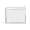 Flipside 18 x 24 Aluminum Framed Calendar Magnetic White Dry Erase Board 17302 - alternate 6