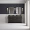 James Martin Vanities Brookfield 72 in. Double Vanity, Black Onyx w/ 3 CM Parisien Bleu Silestone Top 547-V72-BKO-FPBL - alternate 4