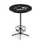 Holland Bar Stool Co 42" Black San Jose Sharks Pub Table L216B4236SJShar - alternate 1