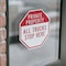 Signmission Private Property All Trucks Stop He, 4 inch X 4 inch, Vinyl Decal, 2PK OC-D-2PACK-4-150 - alternate 2