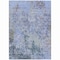 Homeroots 3' X 5' Blue And Dark Gray Abstract Washable Indoor Outdoor Area Rug 605536 - alternate 5